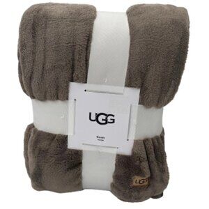 NWT UGG Novah Throw Blanket Light FAWN 50" X 70"